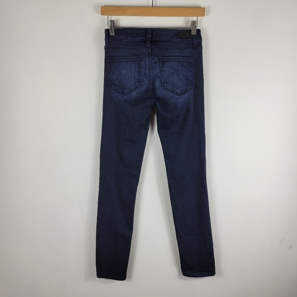 Paige Skyline Skinny Mid Rise Jeans Everdeen - Picture 4 of 8